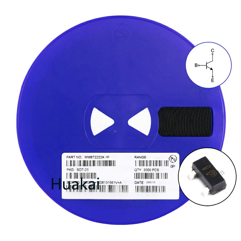 SOT-23 MMBT2222A 1P MMBT2907 2F MMBT3904 1AM MMBT3906 2A MMBT4401 2X MMBT4403 2T NPN PNP BJT