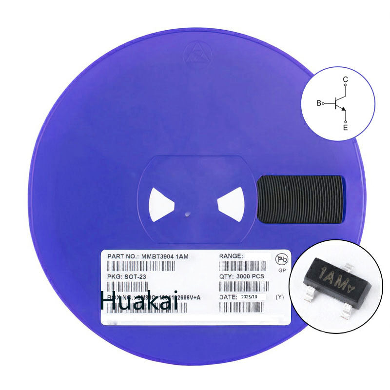 SOT-23 MMBT2222A 1P MMBT2907 2F MMBT3904 1AM MMBT3906 2A MMBT4401 2X MMBT4403 2T NPN PNP BJT
